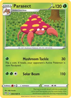 Pokémon-Karte Parasect 004/189