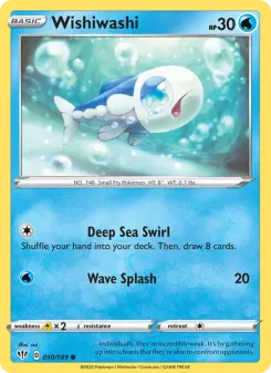 Pokémon-Karte Wishiwashi 050/189