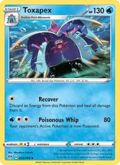 Pokémon-Karte Toxapex 052/189