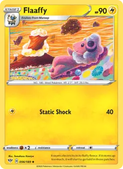 Pokémon-Karte Flaaffy 056/189