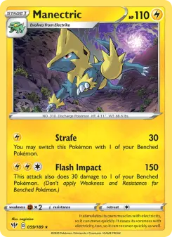 Pokémon-Karte Manectric 059/189