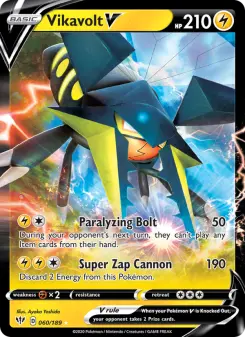 Pokémon-Karte Vikavolt V 060/189