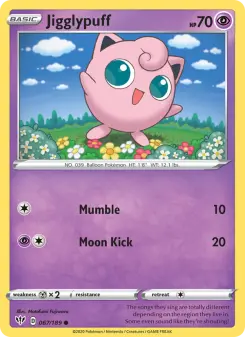 Pokémon-Karte Jigglypuff 067/189