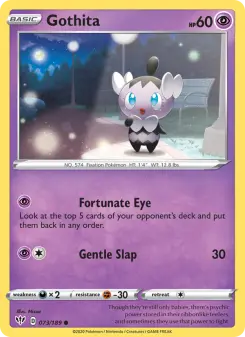 Pokémon-Karte Gothita 073/189