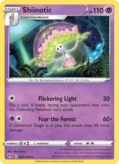 Pokémon-Karte Shiinotic 080/189