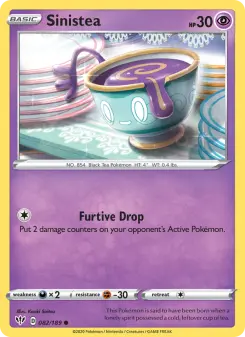 Pokémon-Karte Sinistea 082/189