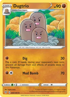 Pokémon-Karte Dugtrio 085/189