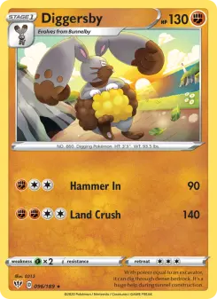 Pokémon-Karte Diggersby 096/189
