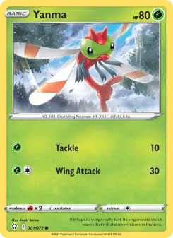 Pokémon-Karte Yanma 001/072