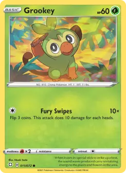 Pokémon-Karte Grookey 011/072
