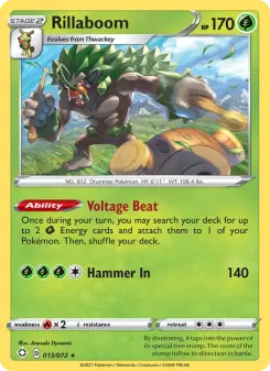Pokémon-Karte Rillaboom 013/072