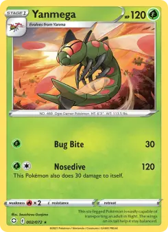 Pokémon-Karte Yanmega 002/072