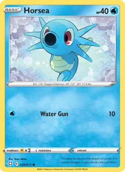 Pokémon-Karte Horsea 020/072