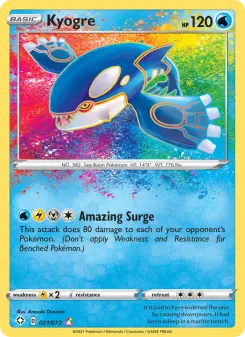 Pokémon-Karte Kyogre 021/072
