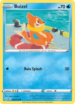 Pokémon-Karte Buizel 022/072