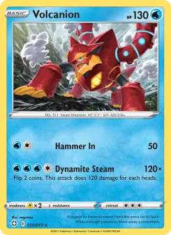 Pokémon-Karte Volcanion 025/072
