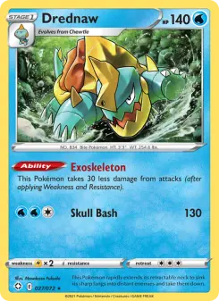 Pokémon-Karte Drednaw 027/072