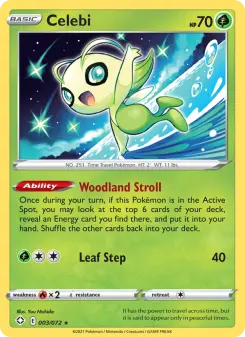 Pokémon-Karte Celebi 003/072