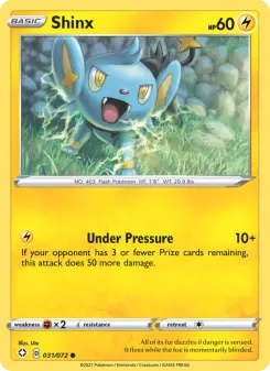 Pokémon-Karte Shinx 031/072
