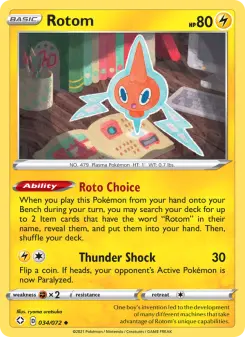 Pokémon-Karte Rotom 034/072
