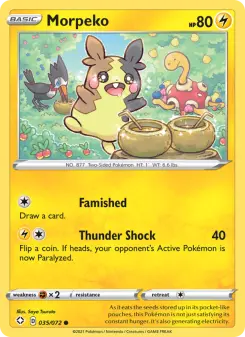 Pokémon-Karte Morpeko 035/072