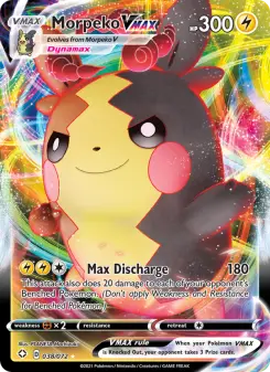 Pokémon-Karte Morpeko VMAX 038/072