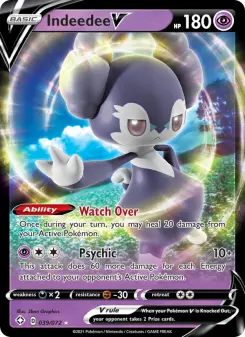 Pokémon-Karte Indeedee V 039/072