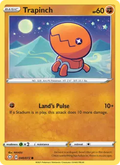 Pokémon-Karte Trapinch 040/072