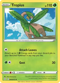 Pokémon-Karte Tropius 005/072