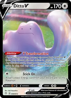 Pokémon-Karte Ditto V 050/072