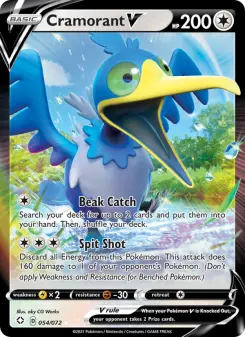 Pokémon-Karte Cramorant V 054/072