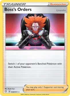 Pokémon-Karte Boss's Orders (Lysandre) 058/072