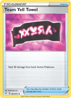 Pokémon-Karte Team Yell Towel 063/072