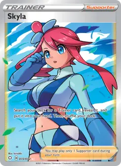 Pokémon-Karte Skyla 072/072
