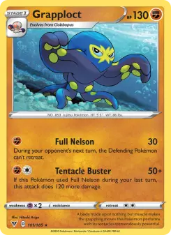Pokémon-Karte Grapploct 101/185