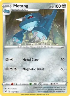 Pokémon-Karte Metang 117/185