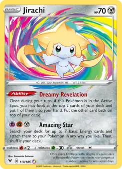 Pokémon-Karte Jirachi 119/185