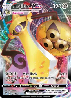 Pokémon-Karte Aegislash VMAX 127/185