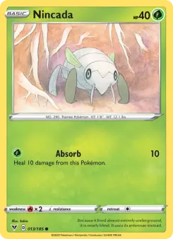 Pokémon-Karte Nincada 013/185