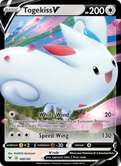 Pokémon-Karte Togekiss V 140/185