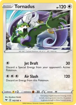 Pokémon-Karte Tornadus 142/185