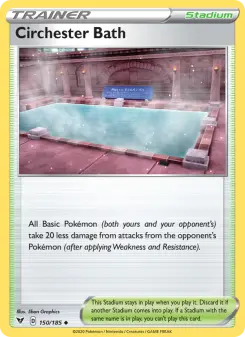 Pokémon-Karte Circhester Bath 150/185