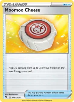 Pokémon-Karte Moomoo Cheese 156/185