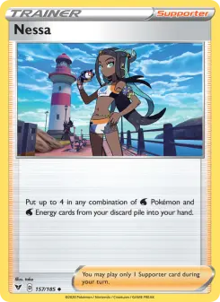 Pokémon-Karte Nessa 157/185