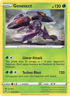Pokémon-Karte Genesect 016/185