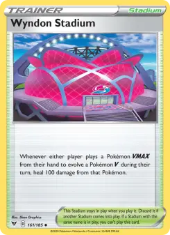 Pokémon-Karte Wyndon Stadium 161/185