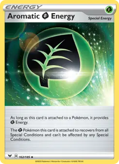 Pokémon-Karte Aromatic Grass Energy 162/185