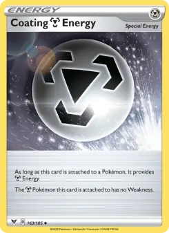 Pokémon-Karte Coating Metal Energy 163/185
