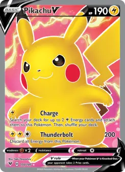 Pokémon-Karte Pikachu V 170/185