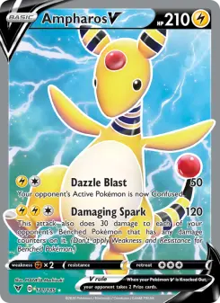 Pokémon-Karte Ampharos V 171/185